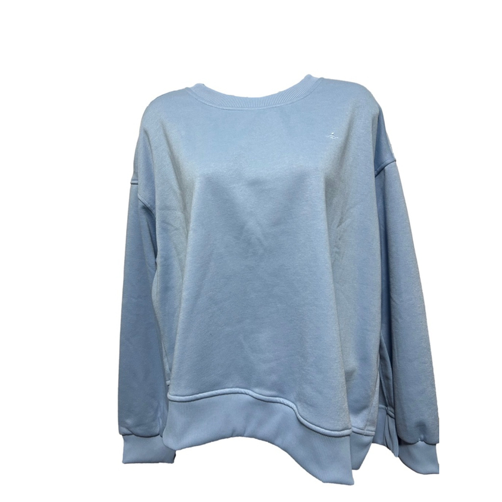 NWOT Halara Round Neck Dropped Shoulder Long Sleeve Split Hem size XL